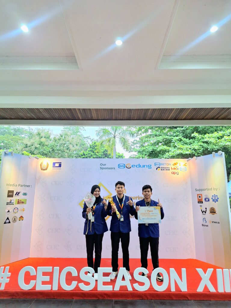 Mahasiswa Prodi D3 TKBG Raih Juara 1 International BIM Innovation Contest X WIKA Gedung 2025