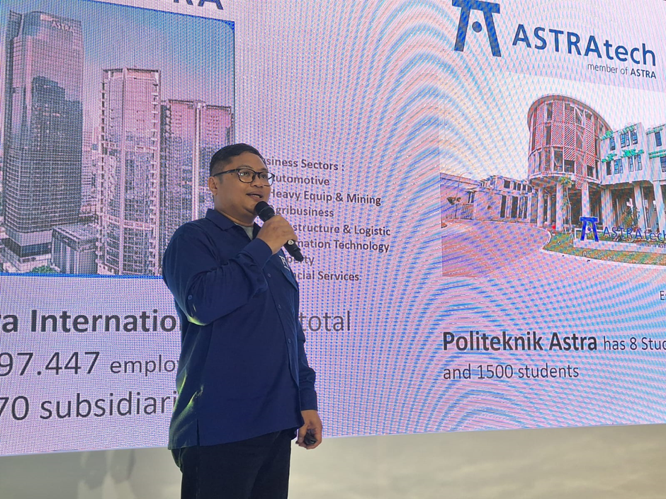 Afianto menjadi pembicara di segmen InnovTalks MIS 2023, Kamis (16/11) di Hotel Bidakara, Jakarta Selatan